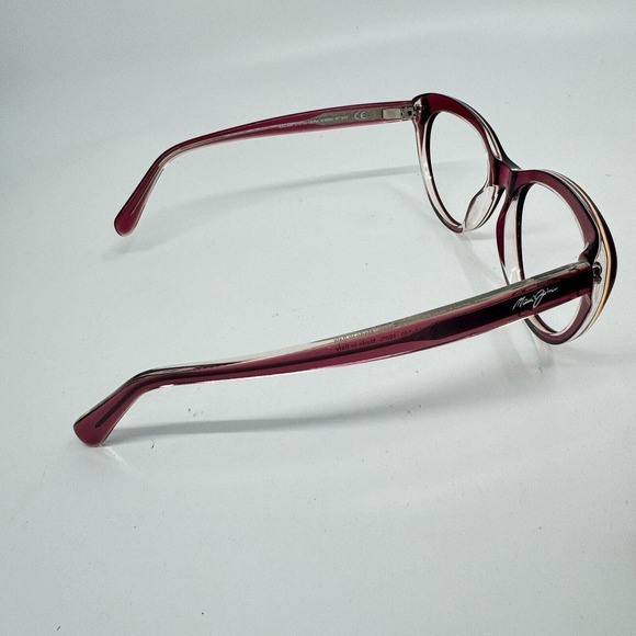 Maui Jim Italy KALANI MJ818-52C 54-19-140 Pink Crystal Sunglasses Frame H11276 - Picture 4 of 7